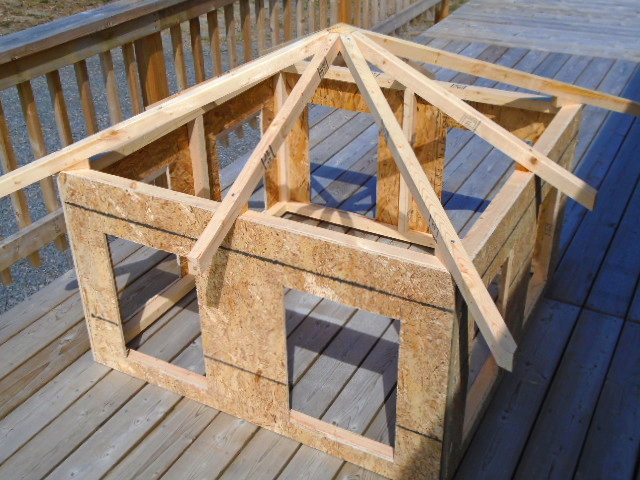 
 My cupola roof vent frame.